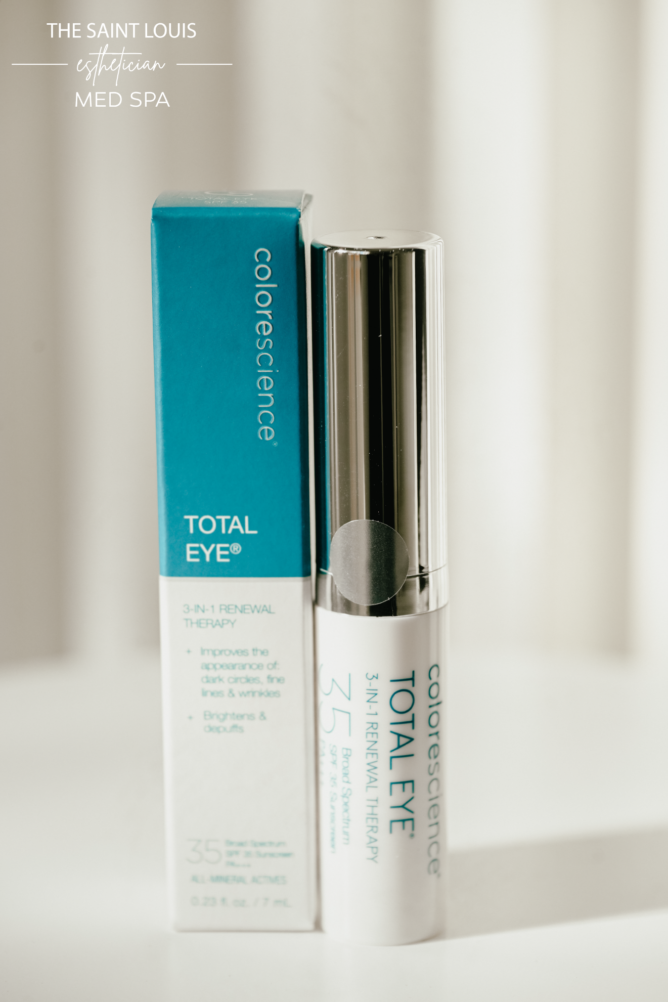 Colorescience Total Eye 3-in-1 SPF35 Medium - The Saint Louis Med Spa