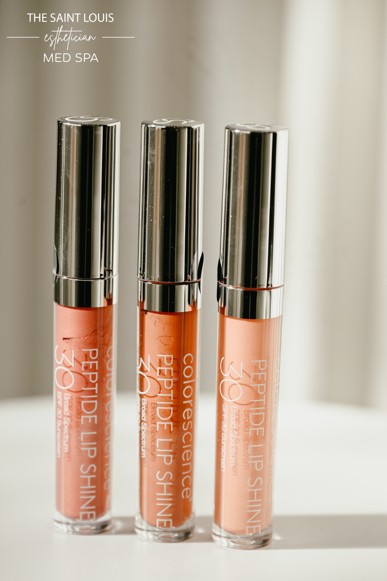 Colorescience Peptide Lip Shine SPF 30 Color: Champagne