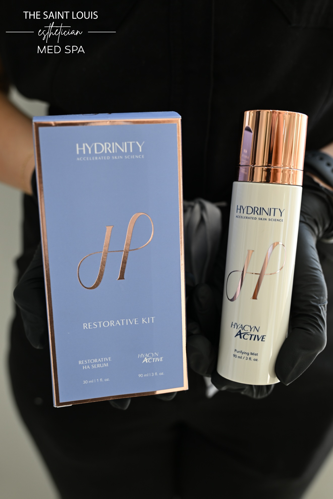 Hydrinity - Restorative Kit: Restorative HA Serum (30ml) & Hyacyn Active (90ml)